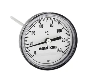 KSB Thermometer für KSB-BOAX-S/SF mit Rastenhandhebel, DN 65 - 80, Heizung