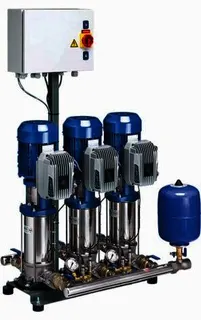 KSB Druckerh. DeltaBasic MVP 3-04/04 mit 3 Movitec 04/04, 0,55kW, Zulauf M