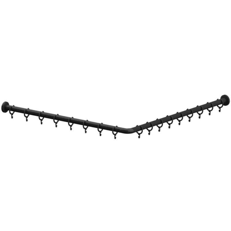 Normbau Nylon Care 300 Duschvorhangstange 0300812 Dunkelgrau