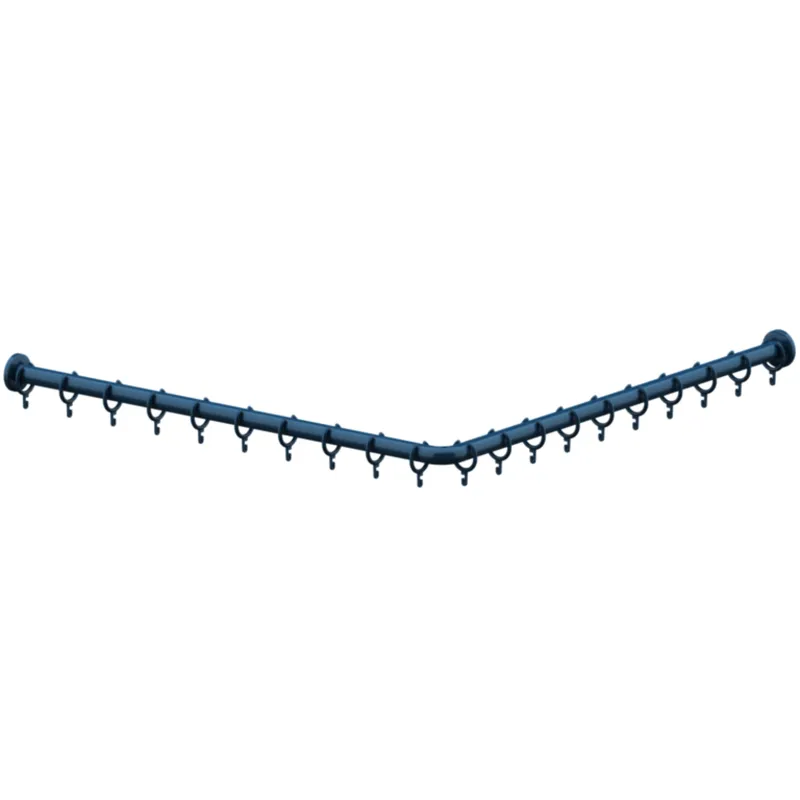 Normbau Nylon Care 400 Duschvorhangstange 0781030 Pastellblau