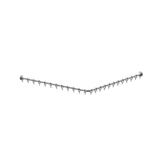 NB Nylon Care 400 Duschvorhangstange 0781050 Weiß