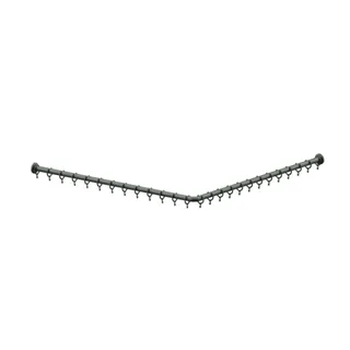 NB Nylon Care 400 Duschvorhangstange 0781060 Verkehrsgrau