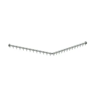 Normbau Nylon Care 400 Duschvorhangstange 0781060 Verkehrsgrau – Bild 2