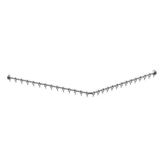 NB Nylon Care 400 Duschvorhangstange 0781070 Weiß