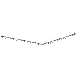NB Nylon Care 400 Duschvorhangstange 0781080 Weiß