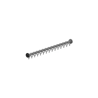Normbau Nylon Care 400 Duschvorhangstange 0781230 Dunkelgrau – Bild 2
