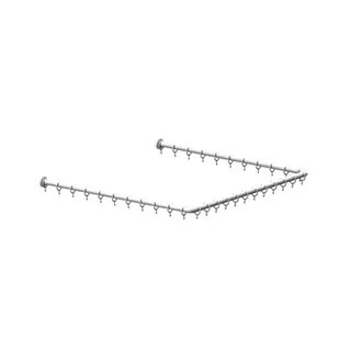 NB Nylon Care 400 Duschvorhangstange 0782350 Weiß