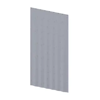 NB Duschvorhang 0787360 Grau mit ovalem Dekor