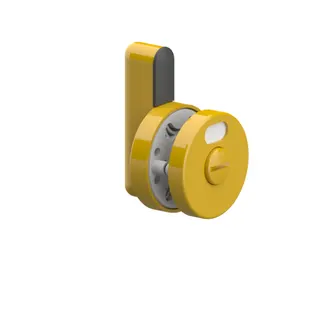 Normbau Nylon Trennwandriegel 0840010 Gelb – Bild 3