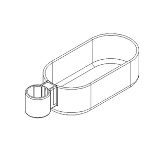 Normbau Nylon Care Duschablage 0925380 Dunkelgrau – Bild 5