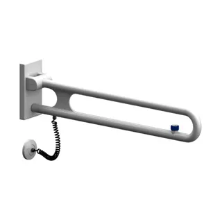 Normbau Nylon Care Stützklappgriff 3500781 Weiß
