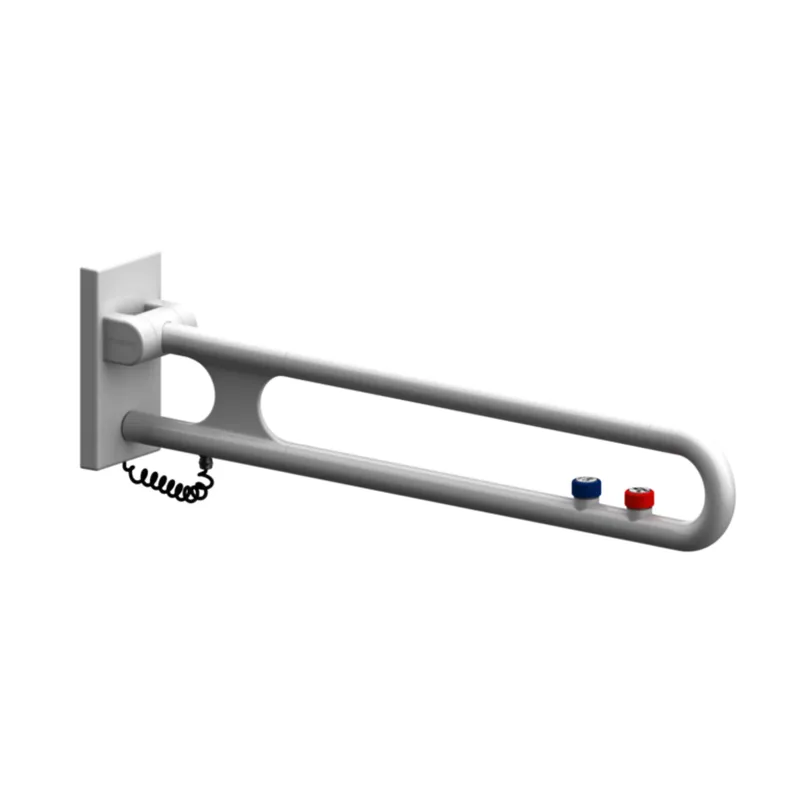 Normbau Nylon Care Stützklappgriff 3500885 Weiß