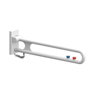 Normbau Nylon Care Stützklappgriff 3500885 Weiß – Bild 2