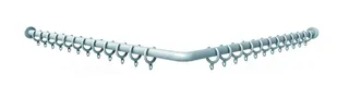 Normbau Nylon Care 300 Duschvorhangstange 4300813 Dunkelgrau – Bild 2