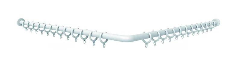 Normbau Nylon Care 300 Duschvorhangstange 4300813 Weiß