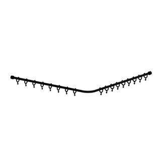 NB Cavere Care Duschvorhangstange 7382090 Carbonschwarz