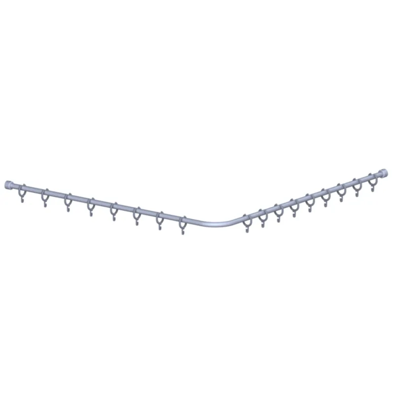 Normbau Cavere Care Duschvorhangstange 7382100 Weiß