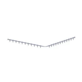 NB Cavere Care Duschvorhangstange 7382130 Weiß