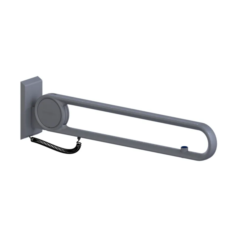 Normbau Cavere Care Stützklappgriff 7447881 Silber-Metallic