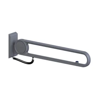 Normbau Cavere Care Stützklappgriff 7447881 Silber-Metallic