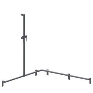Normbau Cavere Care Duschhandlauf 7486111 Anthrazit-Metallic – Bild 2