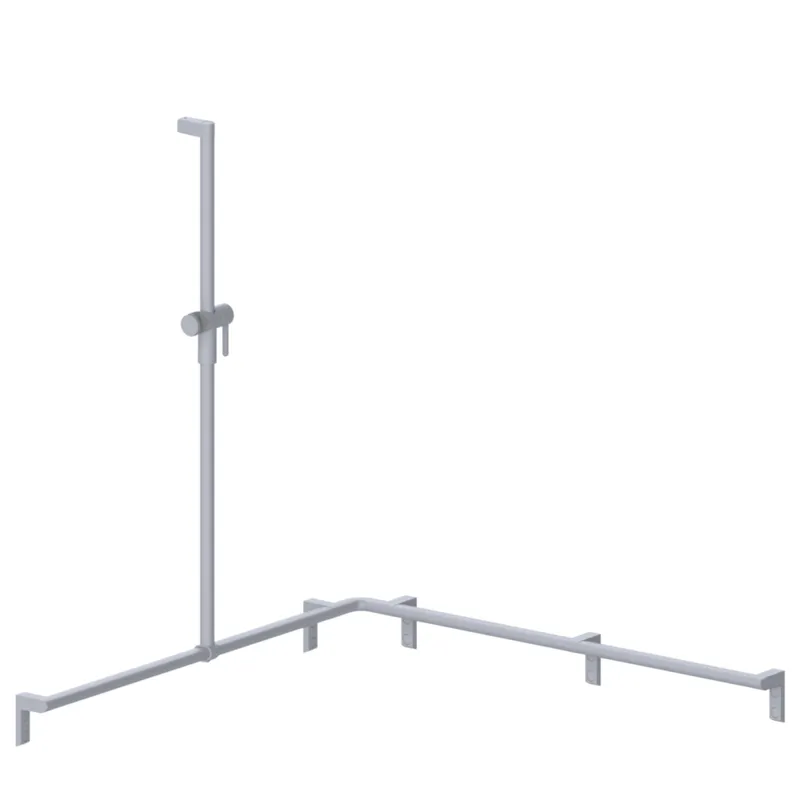 Normbau Cavere Care Duschhandlauf 7486111 Silber-Metallic