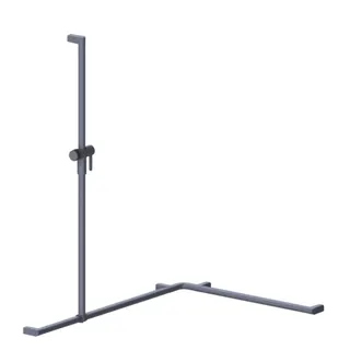 Normbau Cavere Care Duschhandlauf 7486115 Silber-Metallic