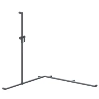 Normbau Cavere Care Duschhandlauf 7486120 Anthrazit-Metallic – Bild 2