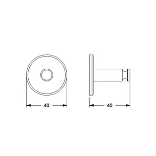 Normbau Cavere Care Wandhaken 7500100 Weiß – Bild 5