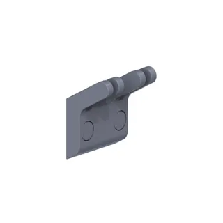 Normbau Cavere Care Doppelhaken 7500120 Silber-Metallic