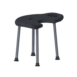 Normbau Cavere Care Hocker 7844346 Silber-Metallic