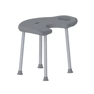 Normbau Cavere Care Hocker 7844346 Silber-Metallic – Bild 2