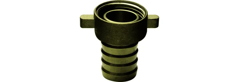 ASW Schlauchverschraub. reduziert MS roh 2-teilig Überwurf 1" für Schlauch 1/2"