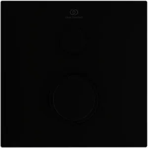 Ideal Standard Einzelthermostat UP Ceratherm C100, BS2, Rosette 163x163mm, Silk Black – Bild 2