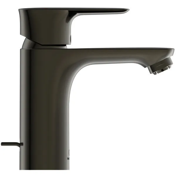 Ideal Standard Waschtisch-Armatur Connect Air, ND, 5 l/min., m.Ablgarn., Ausld.112mm, Silver Storm