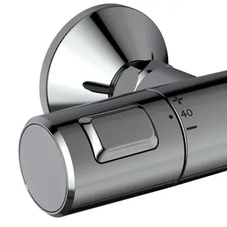 Ideal Standard Brausethermostat AP Ceratherm T25 Ausld.80mm Brausestange 600mm Chrom – Bild 5