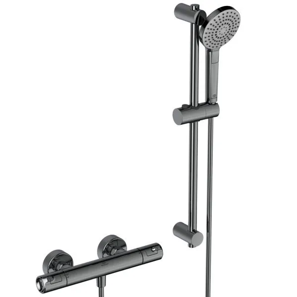 Ideal Standard Brausethermostat AP Ceratherm T50 Ausld.78mm Brausestange 600mm Chrom