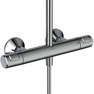 Ideal Standard Duschsystem Ceratherm T25 länge einstellbar fix Chrom – Bild 3