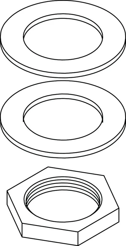 Ideal Standard Befestigungsset Seitenventil, A963049NU