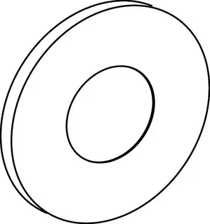 Ideal Standard Rosette, A963473AA, Chrom