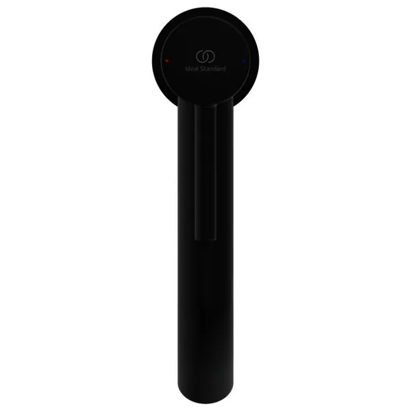 Ideal Standard Waschtisch-Armatur Ceraline m.verl.Sockel o.Ablgarn. Ausld.150mm Silk Black