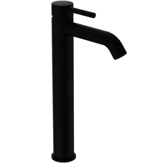 IS WT-Armatur Ceraline m.verl.Sockel m.Ablgarn. Ausld.150mm Silk Black