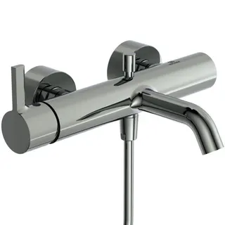 Ideal Standard Badearmatur AP JOY, m.Stab-HB, Brauseschlauch u.Wandhalter, Chrom – Bild 4