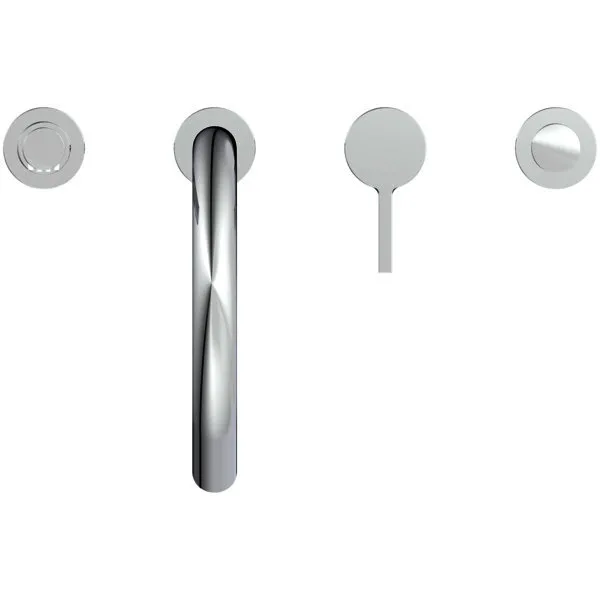 Ideal Standard 4-Loch Wannenrandarm. JOY, m.Auslauf, Stab-HB u.Umsteller, Chrom