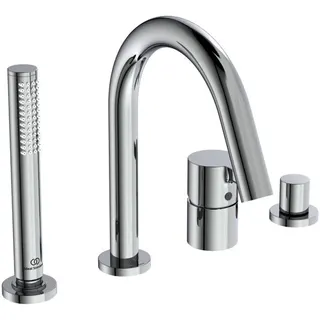 Ideal Standard 4-Loch Wannenrandarm. JOY, m.Auslauf, Stab-HB u.Umsteller, Chrom – Bild 2