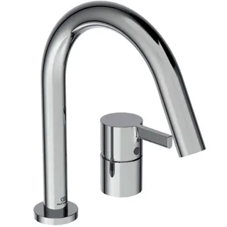 Ideal Standard 4-Loch Wannenrandarm. JOY, m.Auslauf, Stab-HB u.Umsteller, Chrom – Bild 4