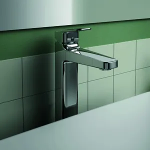 Ideal Standard Waschtischarmatur Ceraplan H250 m.Ablaufgarn. Ausld.138mm Chrom – Bild 4