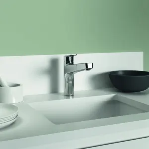 Ideal Standard Küchenarmatur Ceraplan m.h.Auslauf Ausld.210mm 1-Funktions-Handbrause Chrom – Bild 5