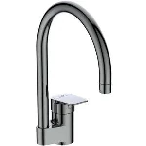 IS Küchenarmatur Ceraplan Ausld.200mm m.h.Rohrauslauf, Chrom