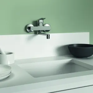 Ideal Standard Wand-Küchenarmatur Ceraplan Ausld.198mm Chrom – Bild 5
